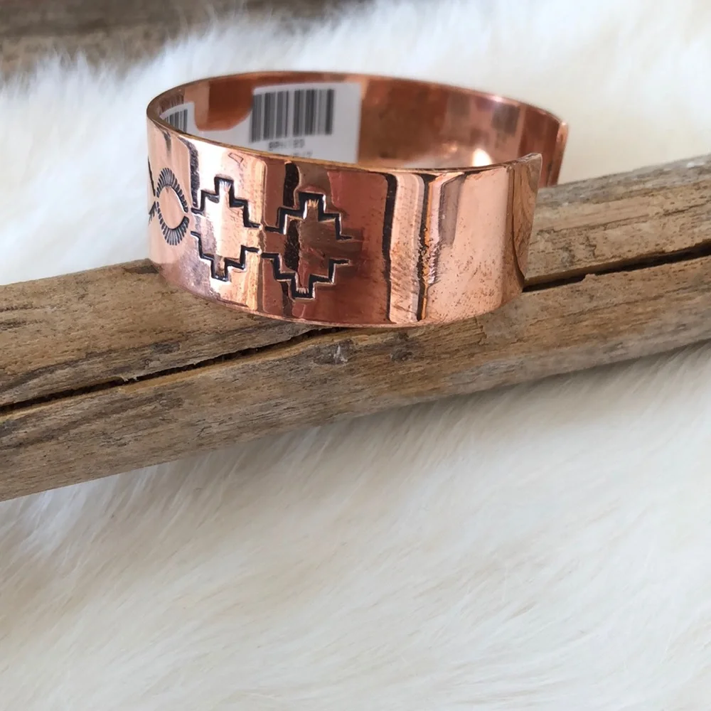 COPY - New Navajo Artisan Handmade Copper Bracelet